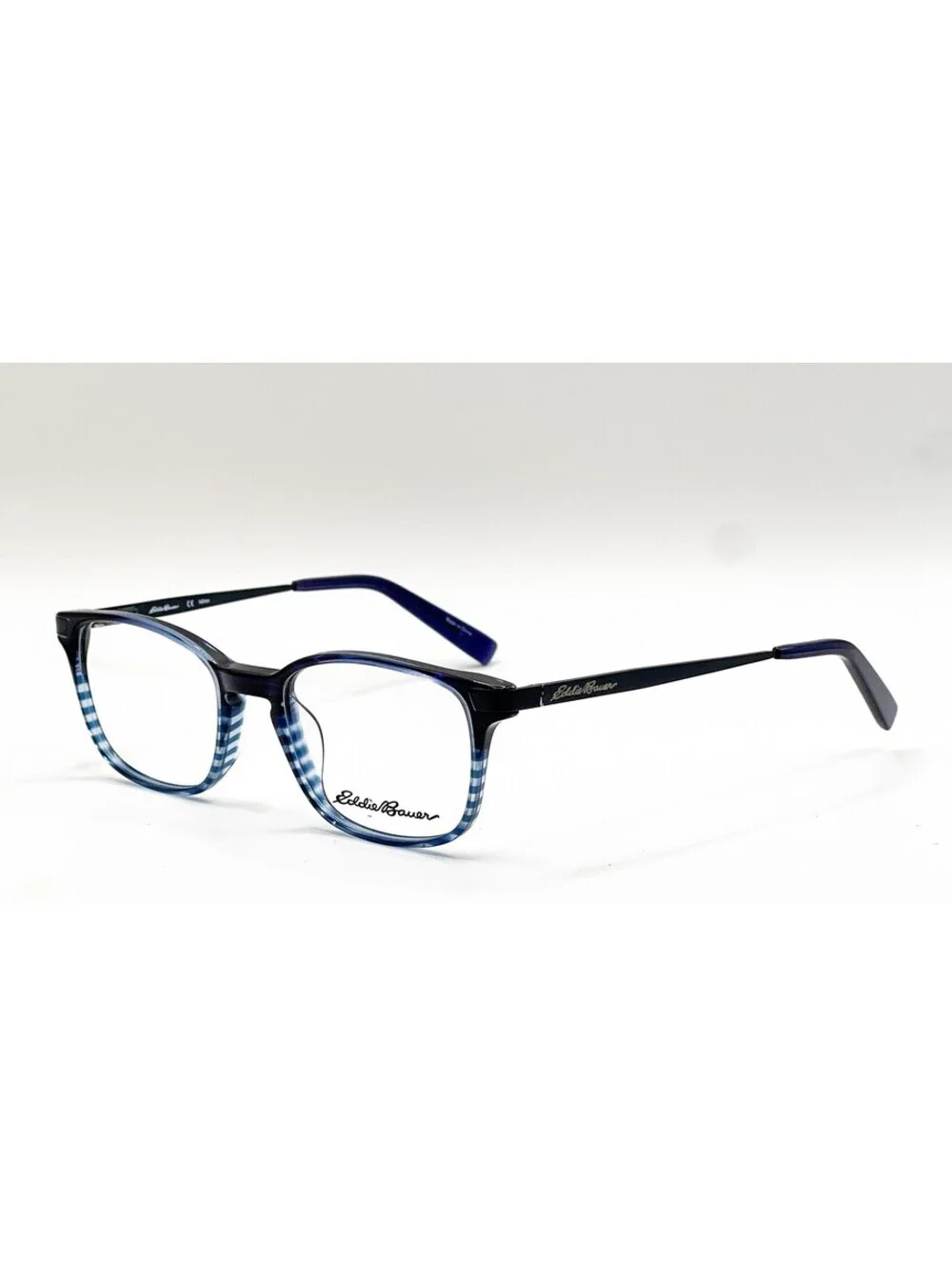 Eddie Bauer EB32024 BL Blue Square Authentic Eyeglass Frames 50-19-140